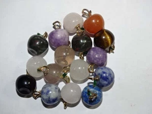 Genuine Gemstone Small Apple Pendant - Picture 1 of 21