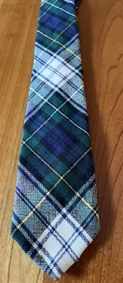 Corbata 100 % lana Campbell Clan tartán Escocia vintage 56” x 2 7/8” a cuadros Foto 1 de 4
