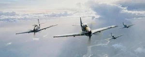 Robert Taylor Opening Sky P-51 Mustangs 78th Fighter Group con 17 firmas RARAS - Imagen 1 de 1