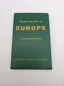 1962 Rand McNally Guide by Capt. Michael Fielding "POCKET GUIDE TO EUROPE" - Picture 1 of 5