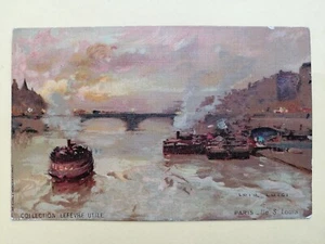 cpa Coll. Lefevre Utile Illustration Signée LOIR LUIGI PARIS ÎLE SAINT LOUIS - Imagen 1 de 2