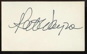 Patrick Wayne signed auto Vintage 3x5 Hollywood: Actor Host The Monte Carlo Show - Picture 1 of 1