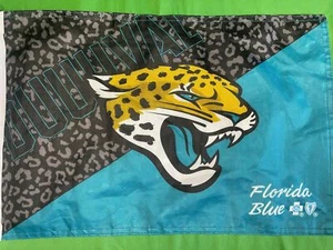 Bandera de auto de doble cara de los Jacksonville Jaguars de la NFL nueva/sin usar - Imagen 1 de 2