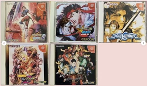 Marvel vs Capcom vs SNK 1 2 Street Fighter 5 Set Lot Games DC Dreamcast JP Ver. - Picture 1 of 11