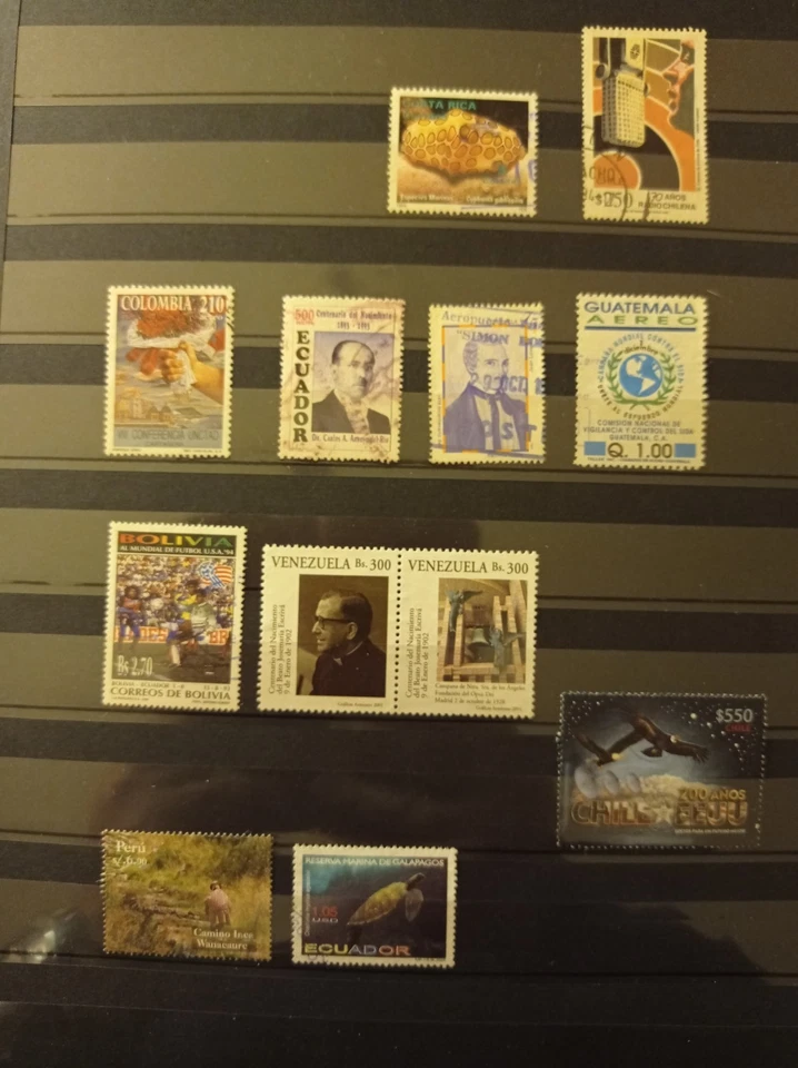 Timbres d'Amérique du Sud Et Centrale - Photo 1/1