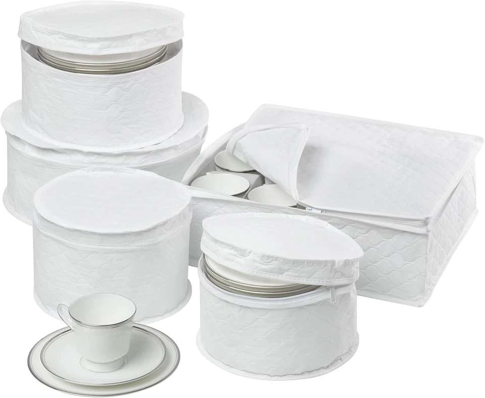 Honey-Can-Do SFT-01630 Dinnerware Storage Set 5-Piece