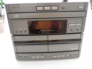 RARE DENON D-850 BOOKSHELF CD CASSETTE USED  NOT POWERING UP  PARTS OR REPAIR - Picture 1 of 6