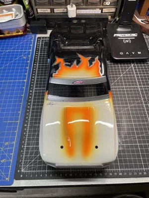 Andy’s RC 10 T Truck Body NEW Mounted Never Used !!! Has Body Post Holes  - Image 1 of 4