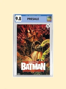 PREVENTA Absolute Batman #10 CGC 9.8 John Giang SDCC 2025 Edición Limitada Variante - Imagen 1 de 1