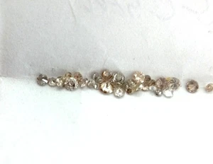 0.91ct Faint to Light Fancy color Diamond parcel, 100% Natural Untreated Gems - Picture 1 of 4