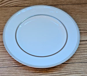 Vera Wang Fidelity Wedgwood Brot- und Butterteller Bone China Platinrand - Bild 1 von 5
