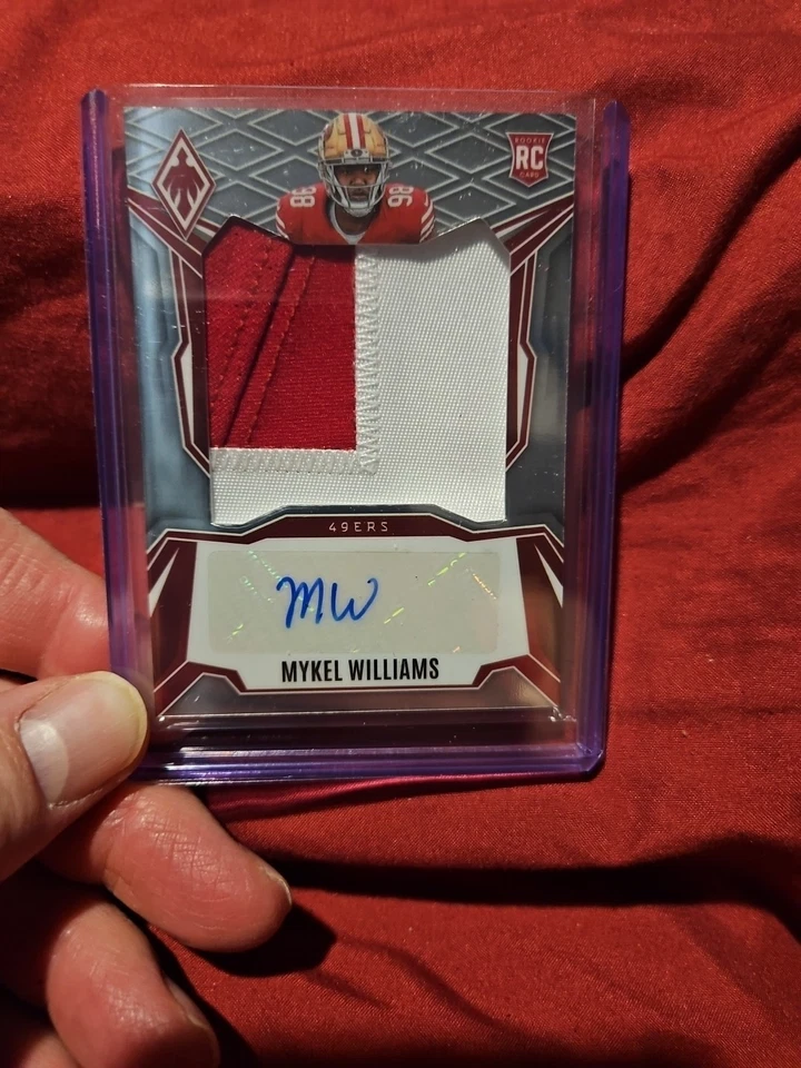 2025  phoenix FB- Rookie Patch Auto Mykel Williams #RPs-MWS /199 (AU, MEM, RC) - Image 1 of 4