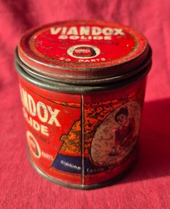 boite ;  VIANDOX  solide   produit LIEBIG : 20 parts / texte Français - Foto 1 di 5