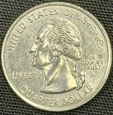 2001 D Mint Mark Circulated XF-Details New York Quarter Dollar - Image 1 of 4