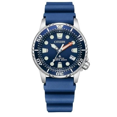 Citizen Promaster EO2021-05L MARINE Eco-Drive Solar Diver 200m Relógio Feminino NOVO - Imagem 1 de 3