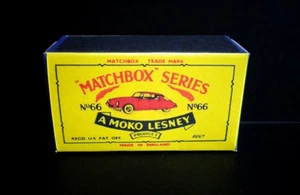 Matchbox Lesney 66a CITROEN DS19 Reproduction Box (Box only) - Picture 1 of 5