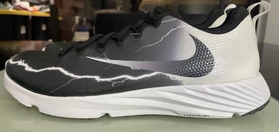 Nike Vapor Speed Turf Lightning Entrenador Zapatos TF Negro Blanco 847100-010 Talla 16 Foto 1 de 4