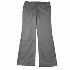 Worthington Pants Womens 14 Gray Striped Modern Fit Boot Cut NWT