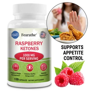 Advanced Weight Loss RASPBERRY KETONES 1000mg Extremely Fast Fat Burner Strong - Picture 1 of 12