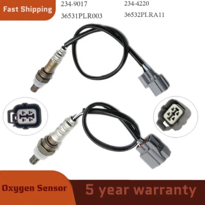 Sensor de oxigênio O2 upstream e downstream para Honda Civic Acura EL 1.7L 2004 2005 - Imagem 1 de 4