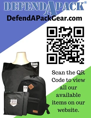 DEFENDAPACK Certified Bulletproof Panel Lightweight Body Armor Level IIIA 10x12 Standard Cut