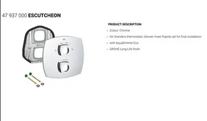Grohe Escutcheon - 47937000 - Picture 1 of 5