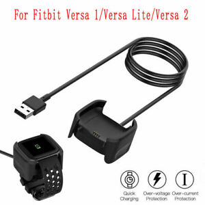 1M USB Charger Charging Power Dock Cradle For Fitbit Versa / Versa Lite / Versa2