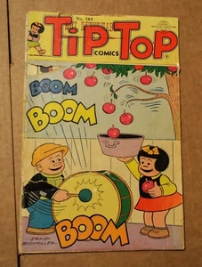 De colección 1954 Tip Top Comics #184 Early Peanuts Fair Reader Completo - Imagen 1 de 13