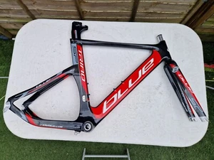 Blue Triad SP Carbon Frameset  Medium/53.5cm, Rim brake,   Excellent Condition ! - Picture 1 of 24