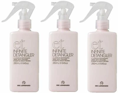 3x DELORENZO INFINITE DETANGLER 250ML De Lorenzo Leave-in Detangling Spray 250m - Image 1 of 4
