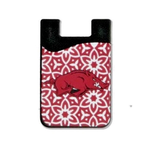 ARKANSAS RAZORBACKS CELL PHONE CARD HOLDER WALLET DESDEN COLLEGE ACCESSORIES Cover