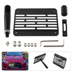 Stoßstange Abschlepphaken Kennzeichenhalter Halter für Lancer Evo EX 08-17 - Picture 1 of 11