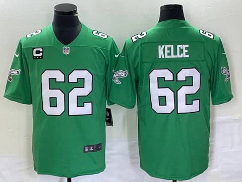 Jason Kelce Eagles Green Jersey Cover