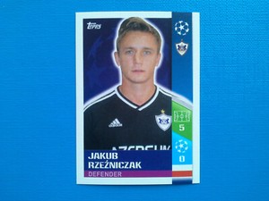 2018 Topps Champions League 2017-18 #538 Jakub Rzezniczak Qarabag