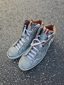 $80 Bally Etius Leather High Tops Sneakers size US 12 - Picture 1 of 14