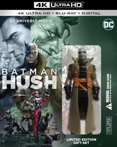 BATMAN HUSH 4k BLU RAY BEST BUY EXCLUSIVE LIMITED EDITION ACTION FIGURE SET [NEW - Foto 1 di 1