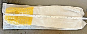 Vet reptile snake gloves,  20"-22"  Large-XLarge, yellow, with metal dots, New - Picture 1 of 2