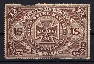 US Revenue Match RO27b typical flaws, attractive dba B. Bendel ZAYIX 0625S0289 - Picture 1 of 2