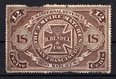 US Revenue Match RO27b typical flaws, attractive dba B. Bendel ZAYIX 0625S0289 - Image 1 of 2