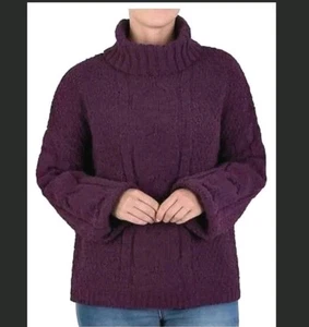 Nuevo Suéter de Chenilla Seven7 para Mujer Cuello Capucha Calce Grande Pullover Talla M - Imagen 1 de 6