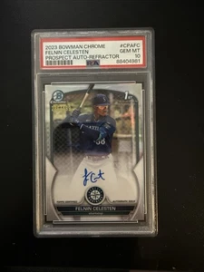2023 Bowman Chrome - Prospect Autographs Felnin Celesten #CPA-FC Refractor /499 - Picture 1 of 4