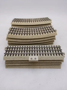 Atlas O Industrial Rail 3-Rail O36 Full Curve & Straight Track Sections [16] EX - Picture 1 of 3
