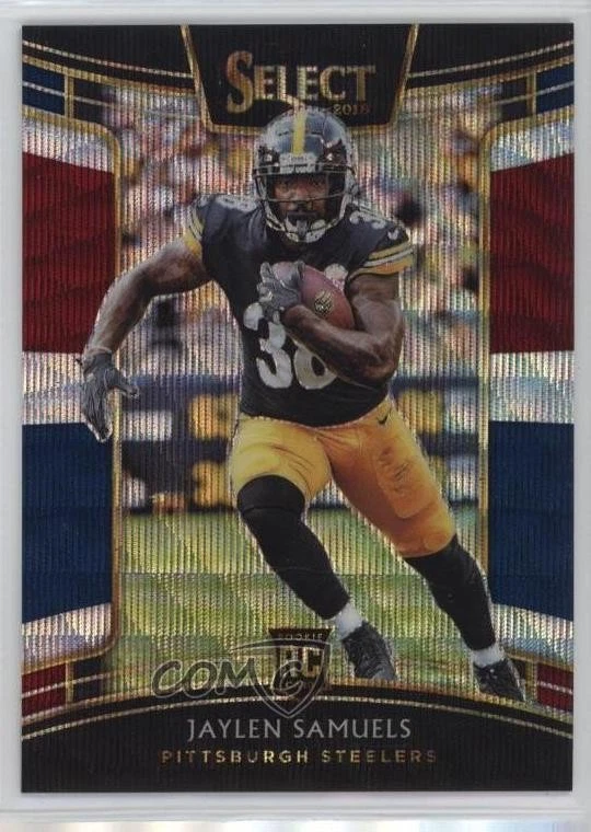 2018 Panini Select Concourse Tri-Color Prizm /199 Jaylen Samuels #9 Rookie RC - Image 1 of 2