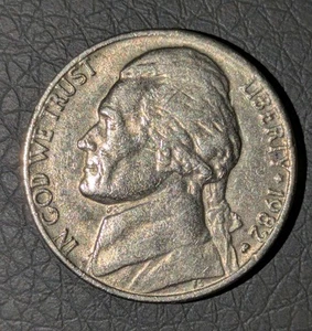 1982-P 5c Nickel Double Filled Mint Mark RPM Off Center - Picture 1 of 6