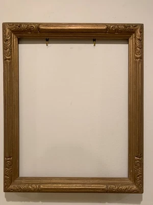 Genuine Newcomb Macklin 20x16 Gold Arts & Crafts Period Picture Frame - Image 1 of 4
