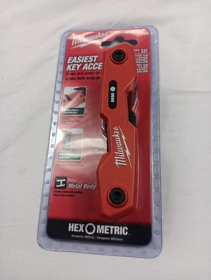 Milwaukee 48-22-2182 Easiest Key Access 8 Hex Key Metric Set - Image 1 of 2