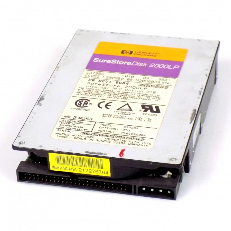 2GB HP SureStoreDisk 2000LP C3725S SCSI 50-Pin 3.5-Zoll 5400rpm HDD Festplatte - Bild 1 von 1