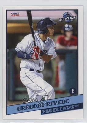 2018 Choice Lakewood Blueclaws Gregori Rivero #22 - Image 1 of 2