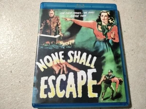 LIKE NEW None Shall Escape Blu-ray 1944 Nazi War Crimes Drama - Picture 1 of 3