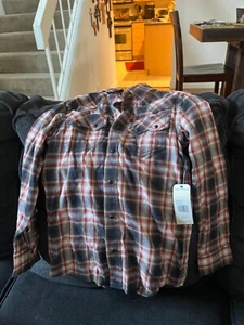 Cody James Western Cowboy fromt Snap Shirt Boys smal Flannel pattern New - Picture 1 of 4